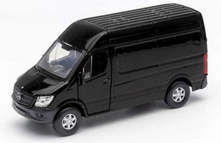 Mercedes-Benz Sprinter Panel Van Zwart - 1:34