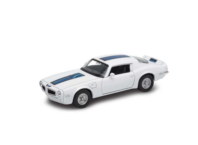 Pontiac Firebird Trans-Am 1972 Wit/Blauwe strepen - 1:34