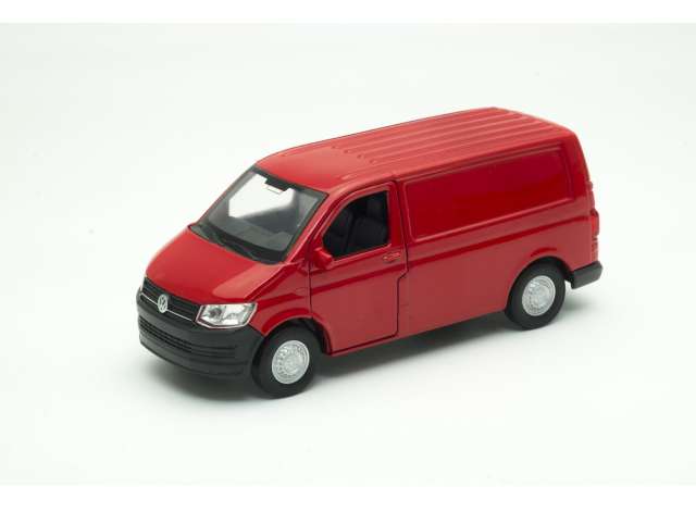 Volkswagen T6 Van Rood - 1:34