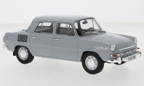 Skoda 1000 MB 1965 Grijs - 1:24