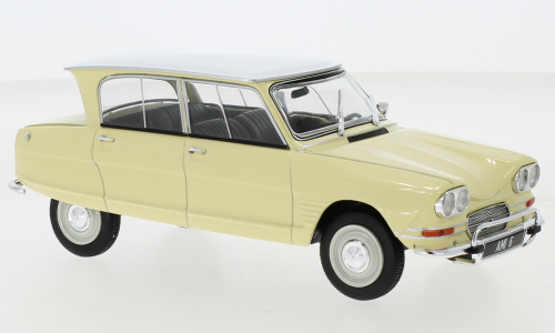 Citroen Ami 6 1961 Yellow/White - 1:24