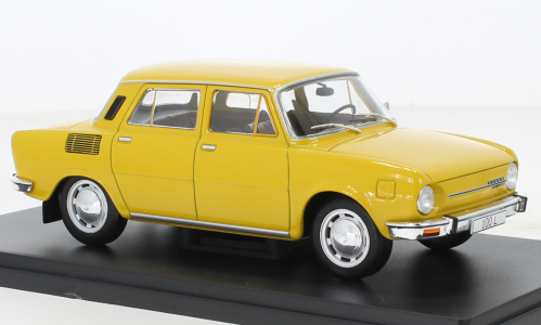 Skoda 100L 1974 Geel - 1:24