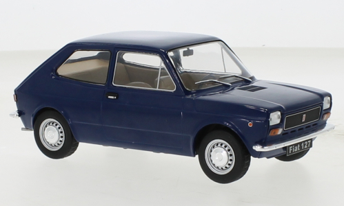 Fiat 127 1971 Donkerblauw - 1:24