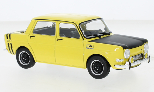 Simca 1000 Rallye 2 1970 Geel/Mat Zwart - 1:24