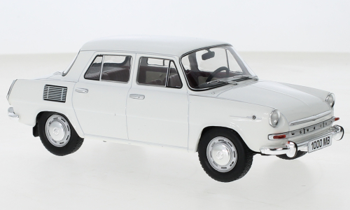 Skoda 1000 MB 1968 Wit - 1:24