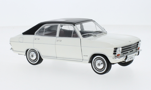 Opel Olympia A 1967 Wit/Mat Zwart - 1:24