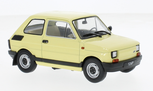 Fiat 126p 1985 Lichtgeel - 1:24