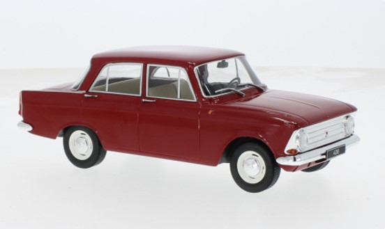 Moskwitsch 408 1966 Donkerrood - 1:24