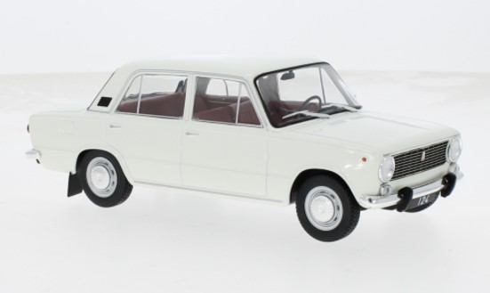 Fiat 124 1970 Wit - 1:24
