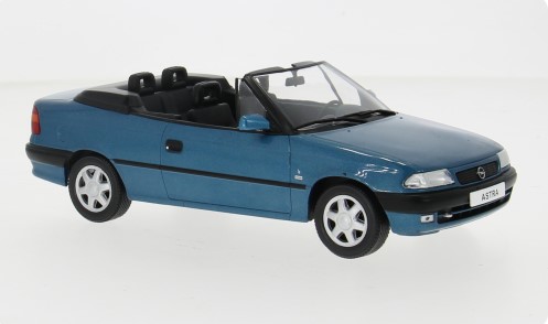 Opel Astra F Cabriolet 1994 Blauw - 1:24