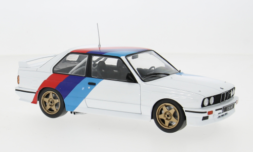 BMW M3 (E30) 1989 Wit/Deco. - 1:24