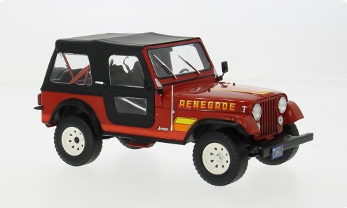 Jeep CJ-7 Renegade 1980 Rood - 1:24