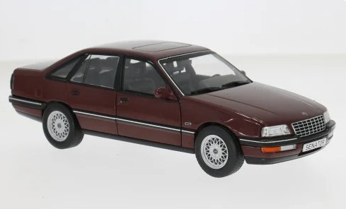 Opel Senator B 1987 Donkerrood - 1:24