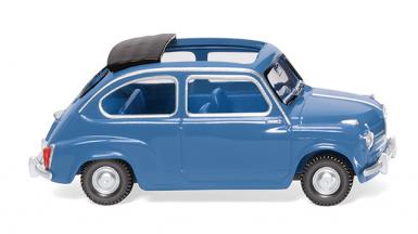 Fiat 600 Brillantblau - 1:87