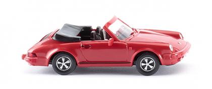 Porsche 911 SC Cabriolet Rood - 1:87