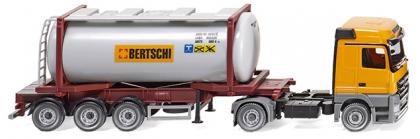 MB Actros Tankcontainersattelzug Swap Bertschi - 1:87