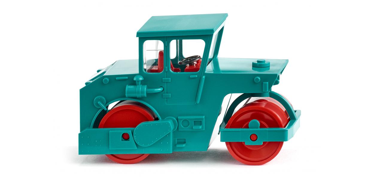 Strassenwalze AGB Wasserblau - 1:87