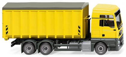 MAN TGX Euro 6c Abrollcontainer Zinkgelb - 1:87