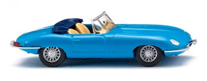 Jaguar E-Type Roadster Blauw - 1:87