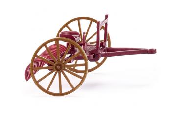Schlepprechen Weinrot 1:87