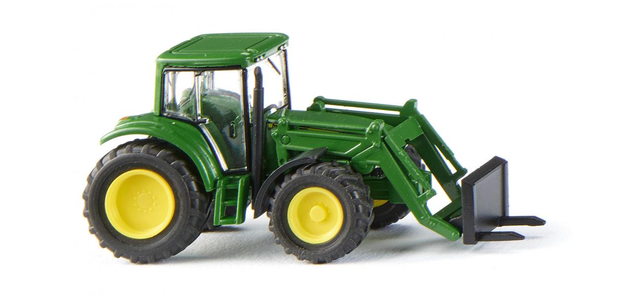 John Deere 6820S mit Frontgabel - 1:160