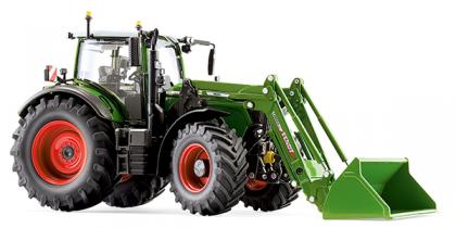 Fendt 724 Vario met Voorlader Cargo 6.100 WIKING - 1:32