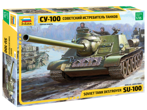 Soviet S.P. Gun SU-100 - 1:35