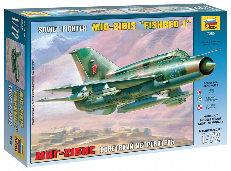 MIG-21 BIS Soviet Fighter - 1:72