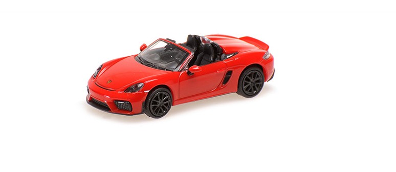 Porsche 718 (981) Spyder 2019 Rood - 1:87