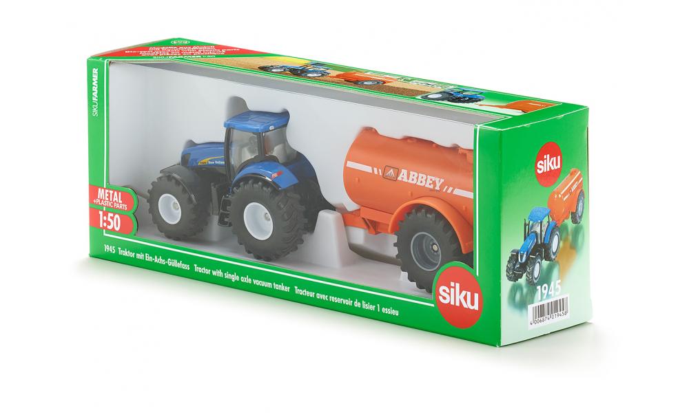 Tractor with Single axle Vacuum Tanker - 1:50