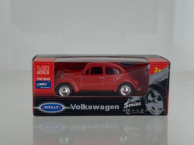 Volkswagen Kever Rood - 1:60
